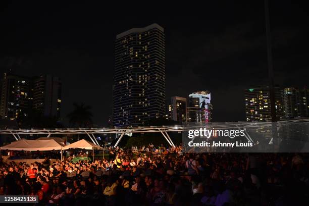 Atmosphere during TLC, Shaggy "Hot Summer Night" concert with Special guest En Vogue plus Sean Kingston at FPL Solar Amphitheater at Bayfront Park on...