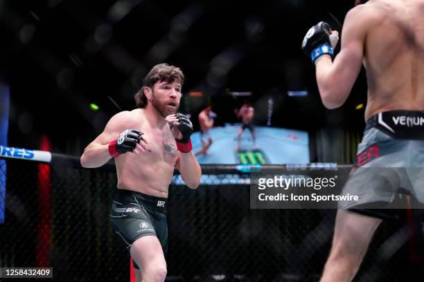 Jim Miller and Jesse Butler compete in a 3-round bout at UFC Apex for UFC Vegas 74 on June 3, 2023 in Las Vegas, NV.