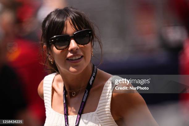 Melissa Jimenez DAZN reporter and girlfriend of Fernando Alonso during the F1 Grand Prix of Spain at Circuit de Barcelona-Catalunya on June 4, 2023...