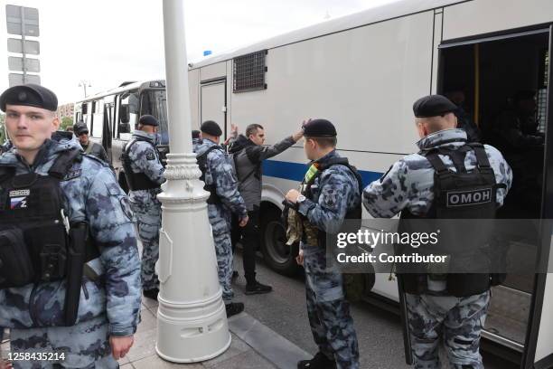 Omon Riot Unit 312 Russian Omon Photos & High Res Pictures - Getty Images