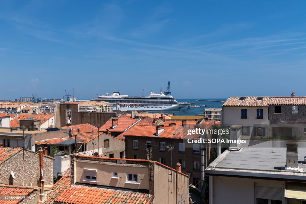 The Viking Star liner from Viking Ocean Cruises calls at the...