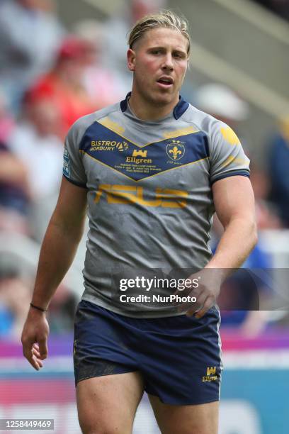 Tom Lineham of Wakefield Trinity during the BetFred Super League match between Hull Football Club and Warrington Wolves at St. James's Park,...