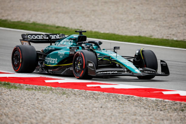 Lance Stroll at the 2023 Spanish Grand Prix (Image Credit: Gongora/NurPhoto via Getty Images)