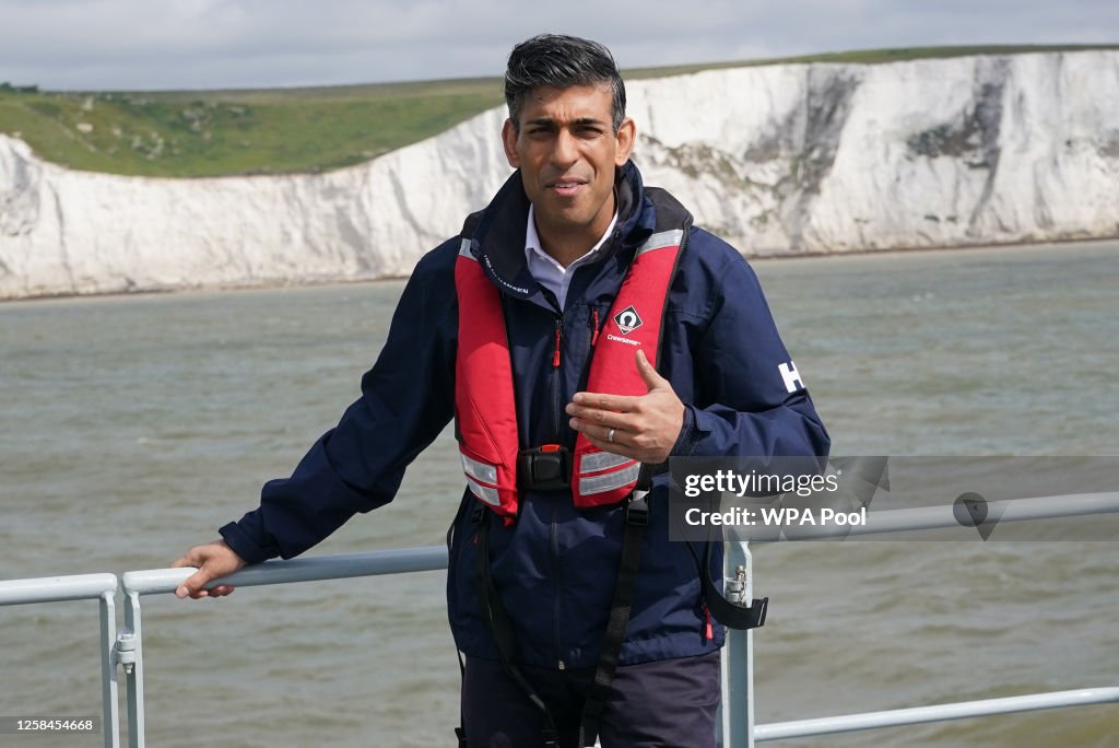 PM Rishi Sunak Holds Press Conference On UK Immigration Policy