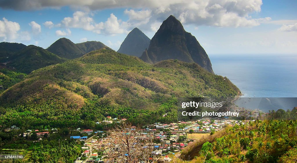 St Lucia's most famous landmarks