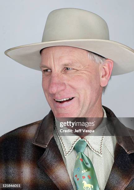 Buck Brannaman poses for a portrait during the 2011 Sundance Film Festival at the WireImage Portrait Studio at The Samsung Galaxy Tab Lift on January...