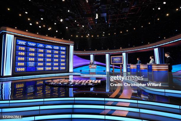 Semifinal 3 & 4" - The "Jeopardy! Masters" semifinal rounds continue with James Holzhauer, Matt Amodio, Mattea Roach and Andrew He competing for...