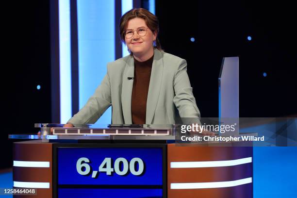 Semifinal 3 & 4" - The "Jeopardy! Masters" semifinal rounds continue with James Holzhauer, Matt Amodio, Mattea Roach and Andrew He competing for...