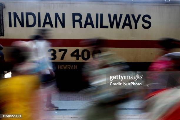 Passengers are waiting for trains at Howrah Junction as around 90 trains have been cancelled, mostly in the Southern and South Eastern Railway Zones,...