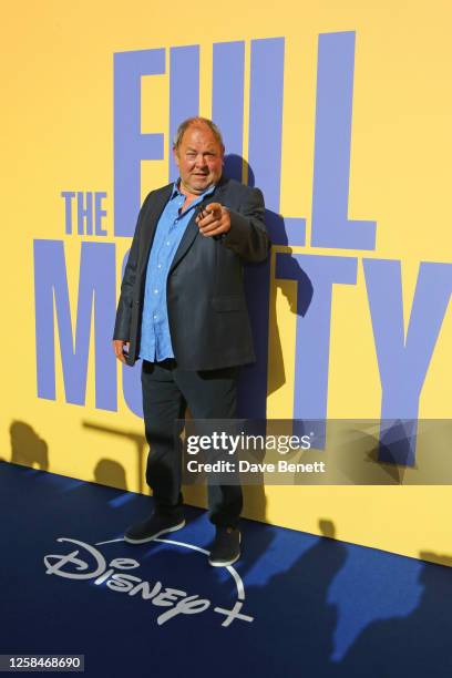 Mark Addy attends the UK Premiere of new Disney+ series "The Full Monty" at the Leadmill on June 5, 2023 in Sheffield, England.