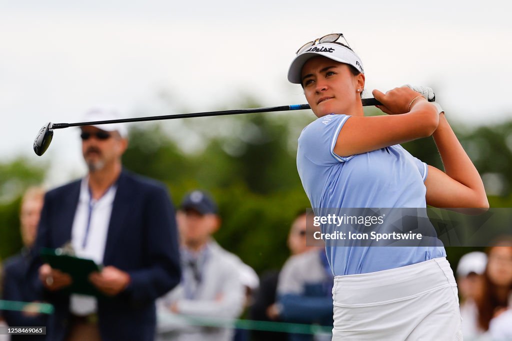 Kiara Romeo Kiara Romero of San Jose, California tees off at the first hole... News ...