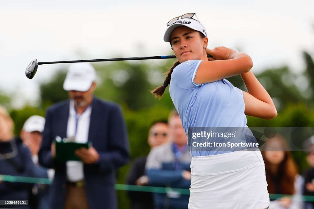 Kiara Romeo Kiara Romero of San Jose, California tees off at the first hole... News ...