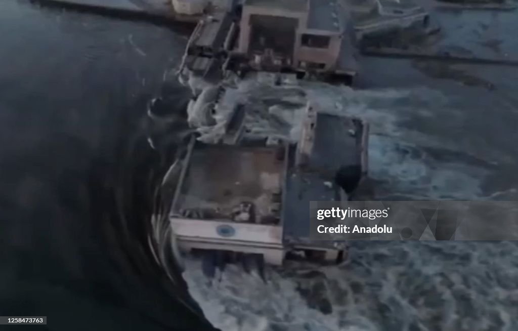Explosion occurs at major dam in Ukraine