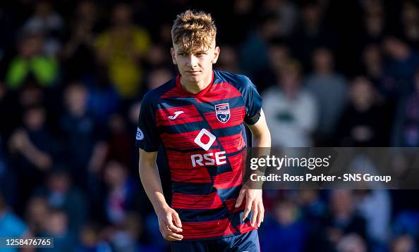 Jamie Williamson in action for Ross County during a cinch Premiership ...