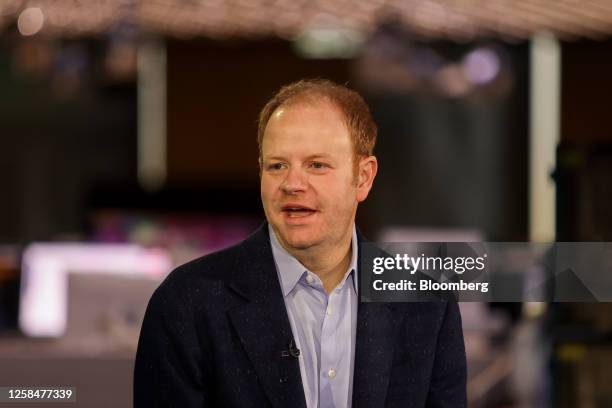 Parker Conrad, chief executive officer of Rippling, during a Bloomberg Television interview in London, UK, on Tuesday, June 6, 2023. Conrad began...