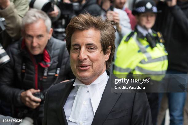 Barrister David Sherborne, representing the Duke of Sussex and other claimants, arrives at the High Court to attend the hearing in a group lawsuit...