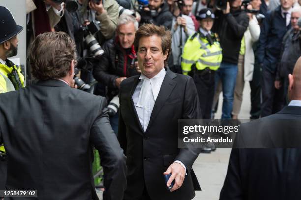 Barrister David Sherborne, representing the Duke of Sussex and other claimants, arrives at the High Court to attend the hearing in a group lawsuit...