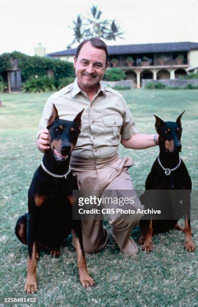 Pictured is John Hillerman in the CBS television show, MAGNUM P.I.