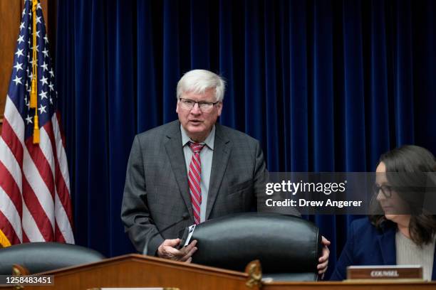 Subcommittee chairman Rep. Glenn Grothman arrives for a House Oversight Subcommittee on National Security, the Border, and Foreign Affairs hearing on...