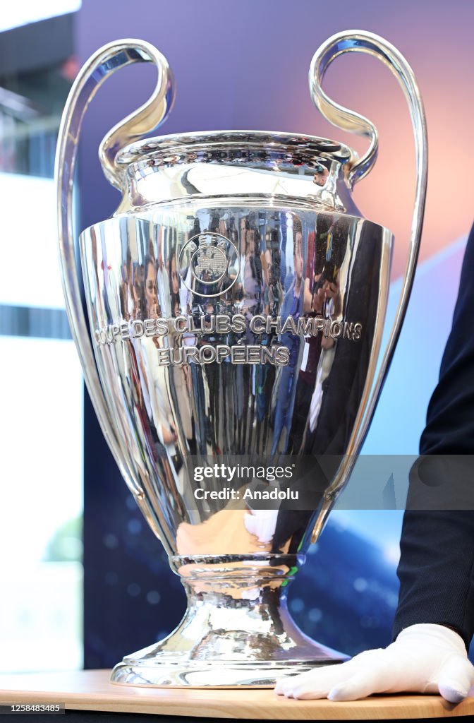 The Trophy For 2023 UEFA Champions League Is Exhibited In Istanbul the-trophy-for-2023-uefa-champions-league-is-exhibited-in-istanbul