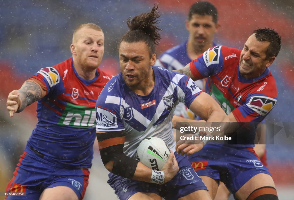 NRL Rd 11 - Knights v Bulldogs