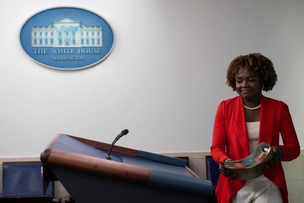 DC: Daily Media Briefing Held By White House Press Secretary Karine Jean-Pierre
