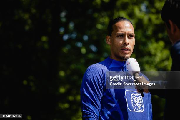 Virgil van Dijk of Holland during the Training MenTraining Holland at the KNVB Campus on June 6, 2023 in Zeist Netherlands