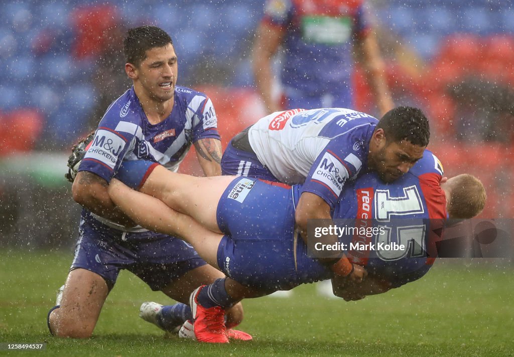 NRL Rd 11 - Knights v Bulldogs