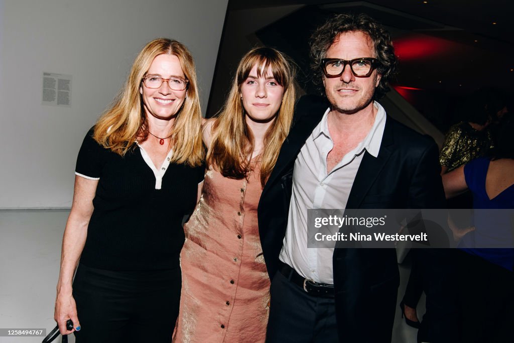 Elisabeth Shue, Agnes Charles Guggenheim and Davis Guggenheim at the