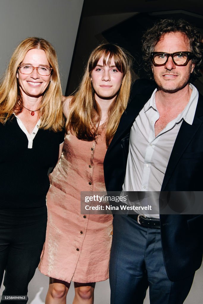 Elisabeth Shue, Agnes Charles Guggenheim and Davis Guggenheim at the