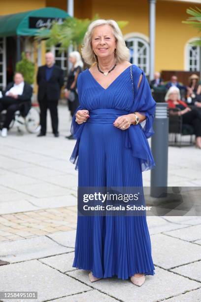 Birgit Loeper, wife of Mike Krueger, during the anniversary event hosted by Lisa Film to celebrate 30 years of "Ein Schloss am Woerthersee" and 80...