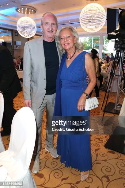 Mike Krueger and Birgit Loeper, wife of Mike Krueger, during the anniversary event hosted by Lisa Film to celebrate 30 years of "Ein Schloss am...