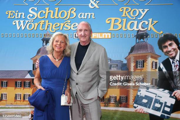 Birgit Loeper, wife of Mike Krueger,, Mike Krueger during the anniversary event hosted by Lisa Film to celebrate 30 years of "Ein Schloss am...