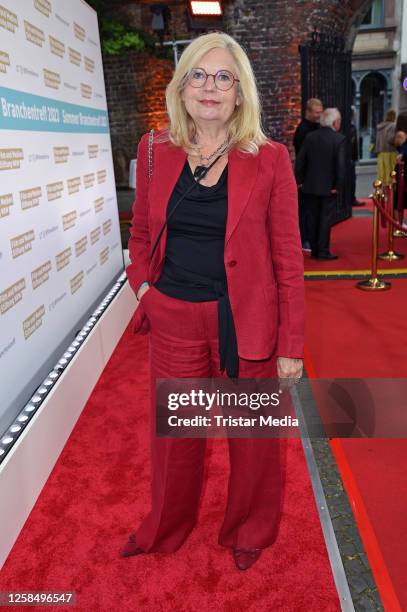 Sabine Postel attends the "Film- und Medienstiftung NRW" summer party at Wolkenburg on June 6, 2023 in Cologne, Germany.