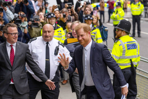 GBR: Prince Harry Gives Evidence At The Mirror Group Newspapers Trial - Day 2