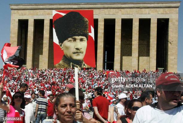 Atajurt Protest 2,434 Ataturk Portrait Stock Photos, High-Res Pictures, and Images ...