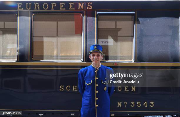Venice Simplon Orient Express arrives in Turkiye after departing from French capital Paris on June 2 within its annual voyage to Istanbul passing...