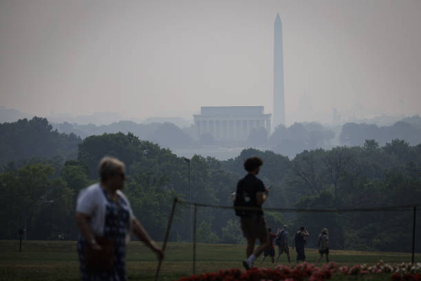 DC: US Northeast Faces Another Day Of Smoke As Canada Wildfires Rage