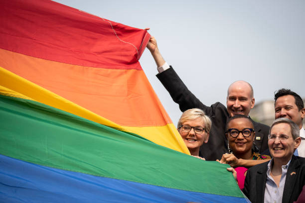 DC: Energy Secretary Granholm Raises Pride Flag At Department Headquarters
