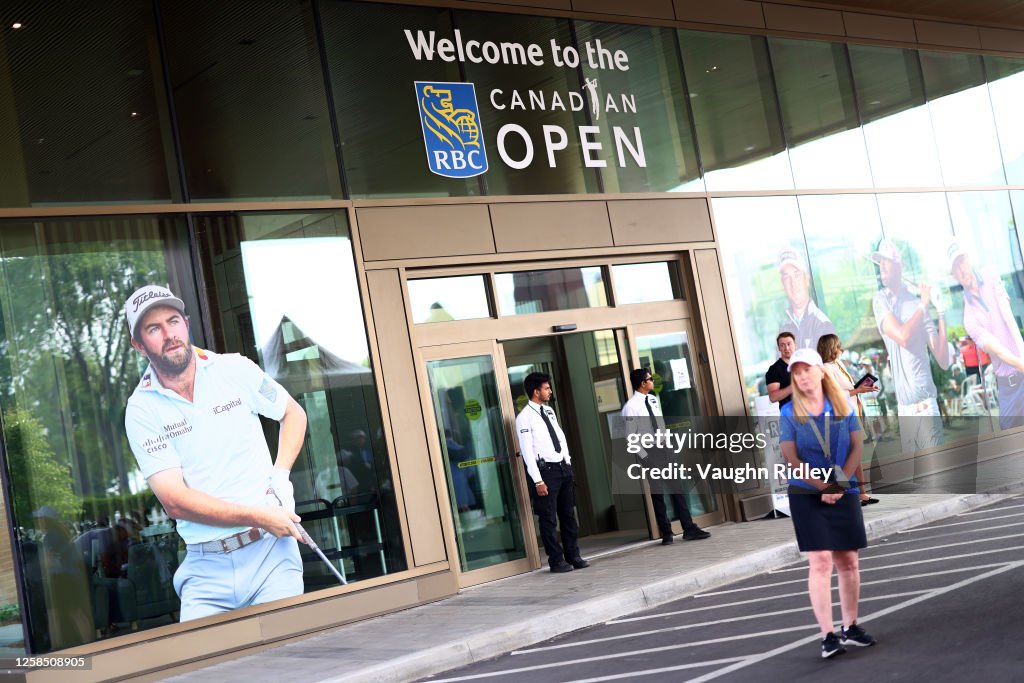 Canadian Open Layout Main entrance of the clubhouse during the RBC Canadian Open at... News ...