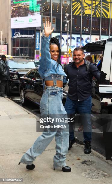 Alicia Keys is seen at 'Good Morning America' on June 7, 2023 in New York, New York.