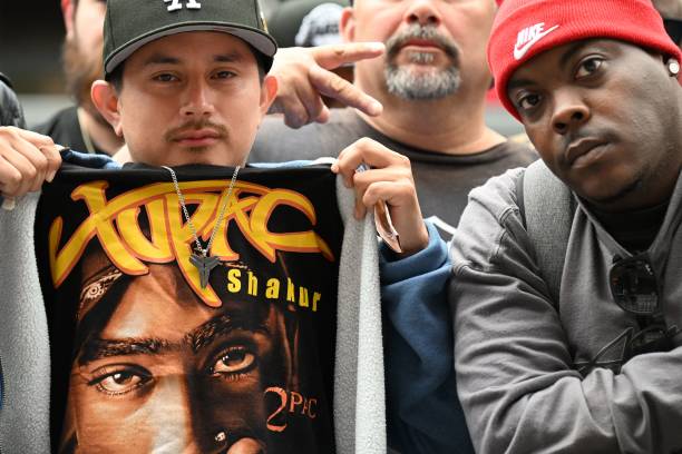 CA: Tupac Shakur Honored With A Posthumous Star On The Hollywood Walk Of Fame