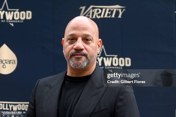 Allen Hughes at the star ceremony where Tupac Shakur is honored with a star on the Hollywood Walk of Fame on June 7, 2023 in Los Angeles, California.