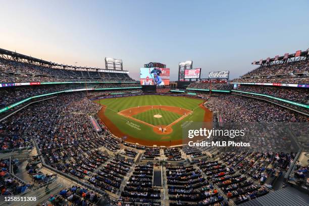 General view during the game between the Philadelphia Phillies and the New York Mets on May 31, 2023 at Citi Field in New York, New York.