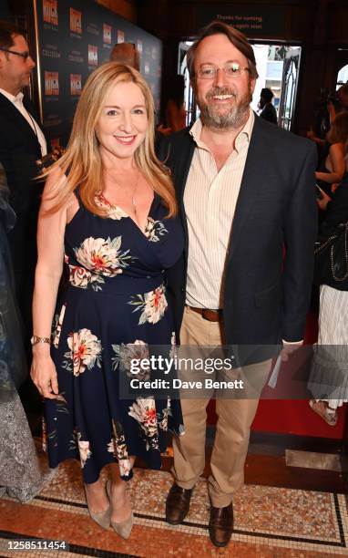 Victoria Coren Mitchell and David Mitchell attend the Gala Night performance of "We Will Rock You" at the London Coliseum on June 7, 2023 in London,...