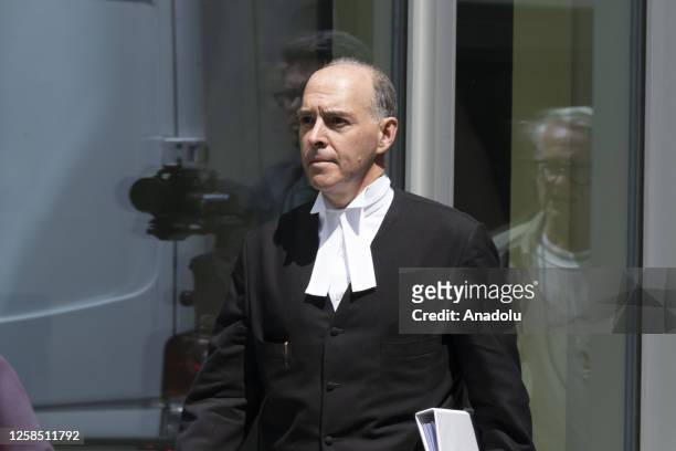 Barrister Andrew Green, representing Mirror Group Newspapers , leaves the Royal Courts of Justice after Prince Harry, the Duke of Sussex, giving...