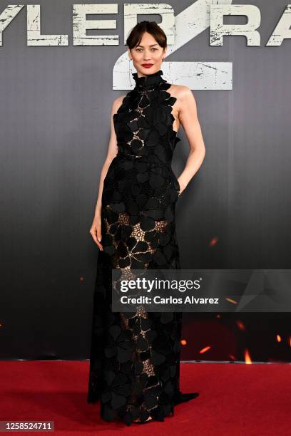 Actress Olga Kurylenko attends "Tyler Rake 2" Premiere at Callao City Lights on June 07, 2023 in Madrid, Spain.