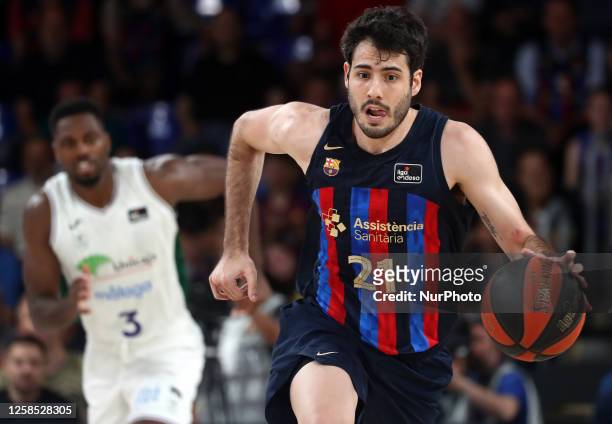 Alex Abrines during the match between FC Barcelona and Unicaja, corresponding to the first match of the semifinals Playoff of the Liga Endesa, played...