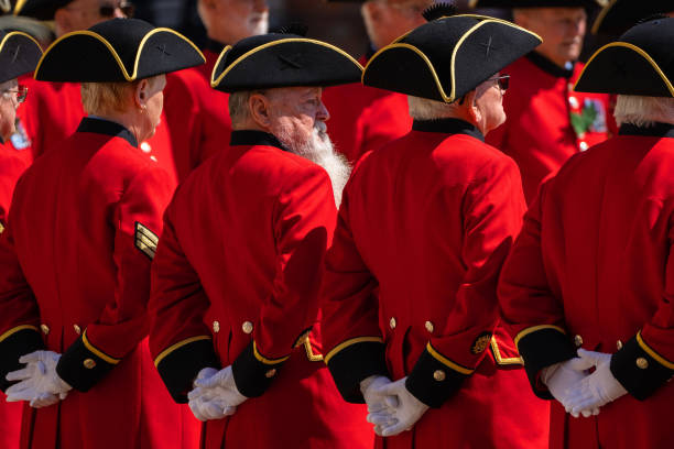 GBR: Chelsea Pensioners Celebrate Founders Day At The Royal Hospital Barracks