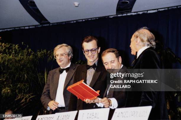 French director Bertrand Tavernier awarded for Best Director for "Un dimanche à la campagne" , German film director Wim Wenders awarded with the...